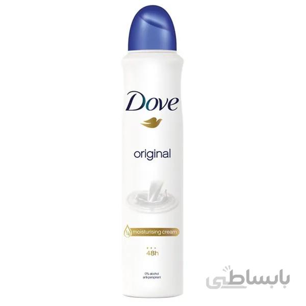 اسپری ضد تعریق داو original حجم 250ml