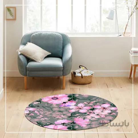 طرح شکوفه های صورتی