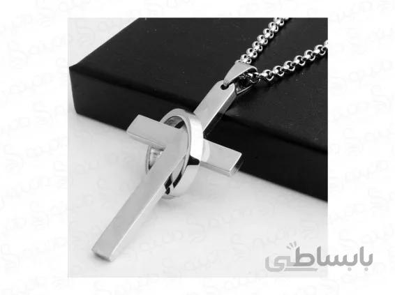 گردنبند صلیب و حلقه 12116