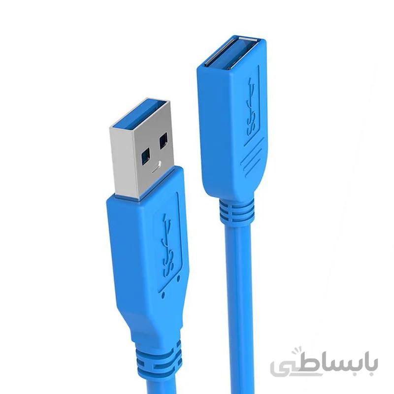 کابل افزایش طول USB 3.0 شارک مدلAM-AF به طول ۱.۵ متر