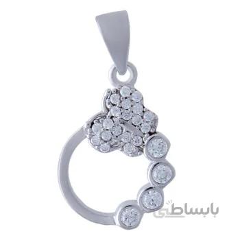 اویز گردنبند نقره زنانه کد PKR 089
