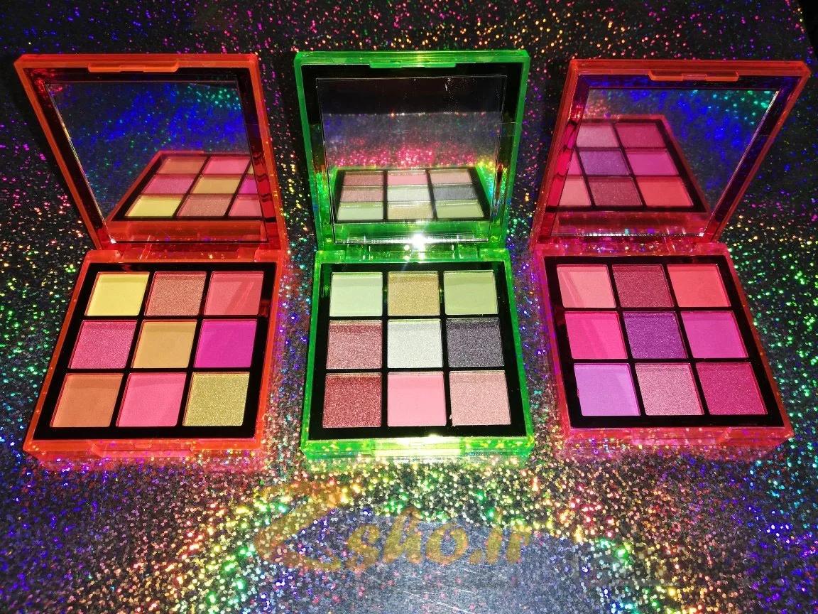 پالت سایه 9 رنگ در 3 رنگ متنوع برند EVER BEAUTY