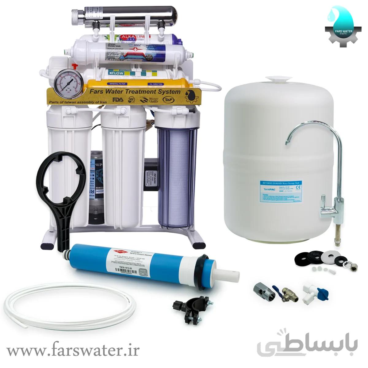 دستگاه تصفیه آب فارس واتر مدل Gold uaz