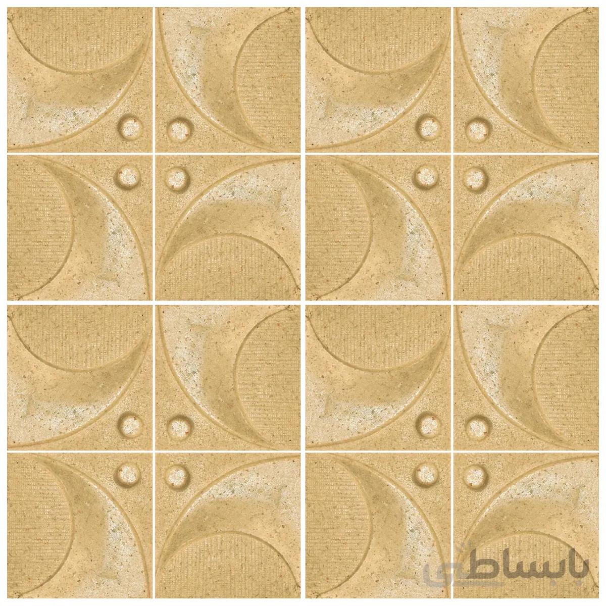 دیوارپوش تندیس و پیکره شهریار مدل آمای کد W1010-03 بسته 16 عددی