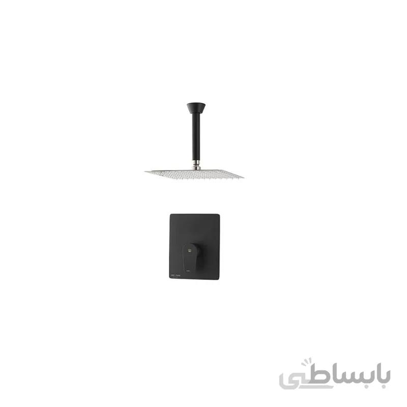 دوش توکار kwc مدل ورونا مشکی تیپ 1