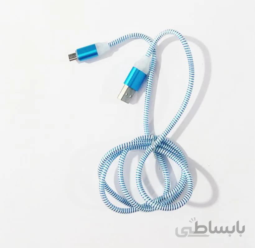 کابل شارژ 3 متری مدل P-net KB-411 USB To microUSB ا P-net KB-411 USB To microUSB Cable 3m