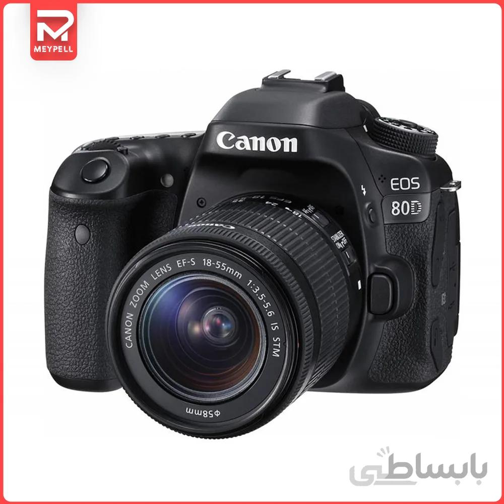 دوربین دیجیتال کانن EOS 80D EF-S 18-55mm f/3.5-5.6 IS STM ا EOS 80D EFS 1855mm f3556 IS STM