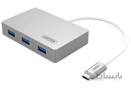 هاب USB یونی تک Y-3190 USB 3.1 Type-C Hub with Power Delivery