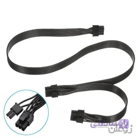 کابل برق 8 پین نر به 8 پین و 6 پین گرافیک (2+6)