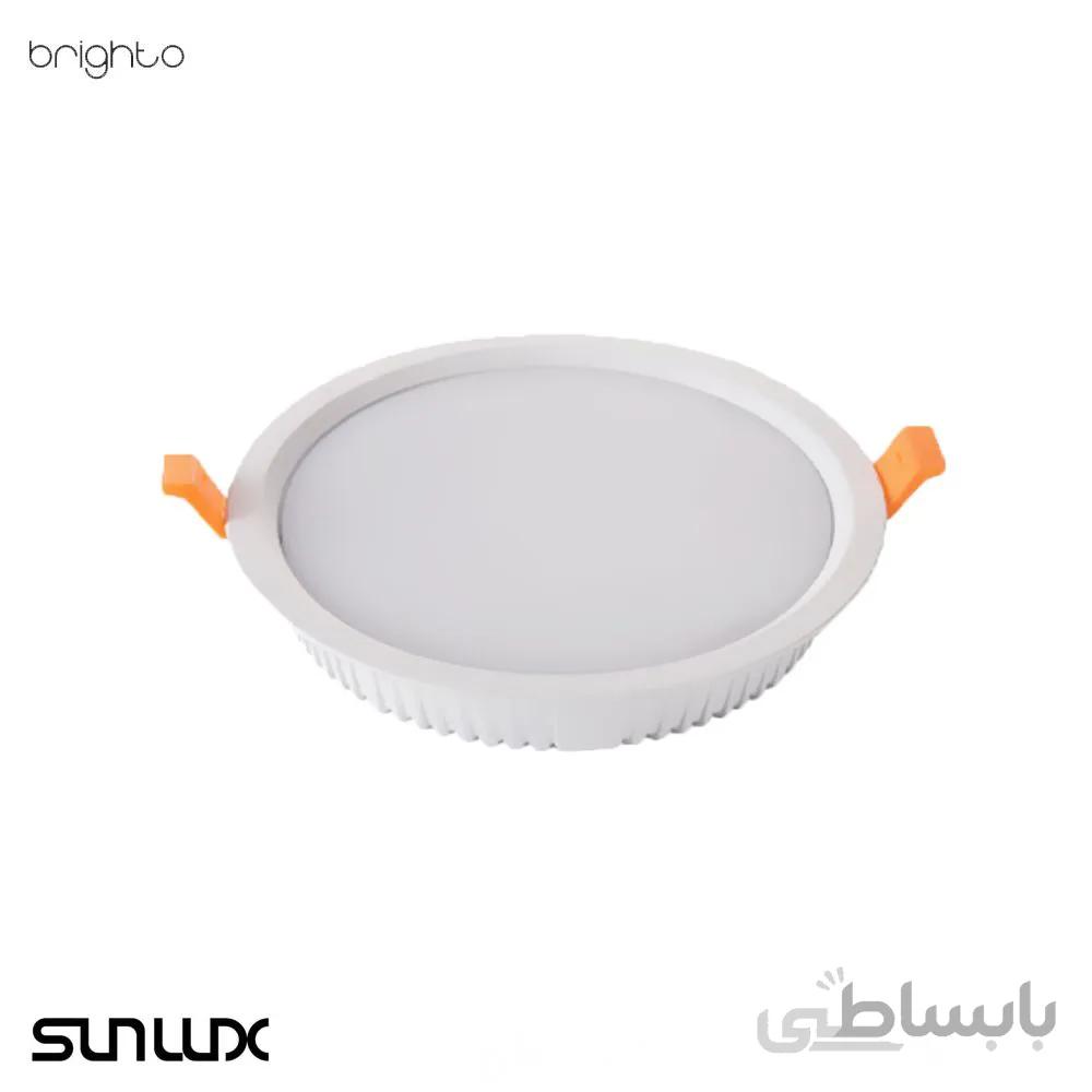 پنل SMD بک لایت توکار گرد 24 وات سان لوکس مدل PB241R