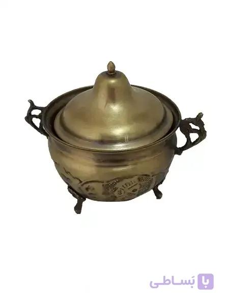 قندان برنجی آنتیک