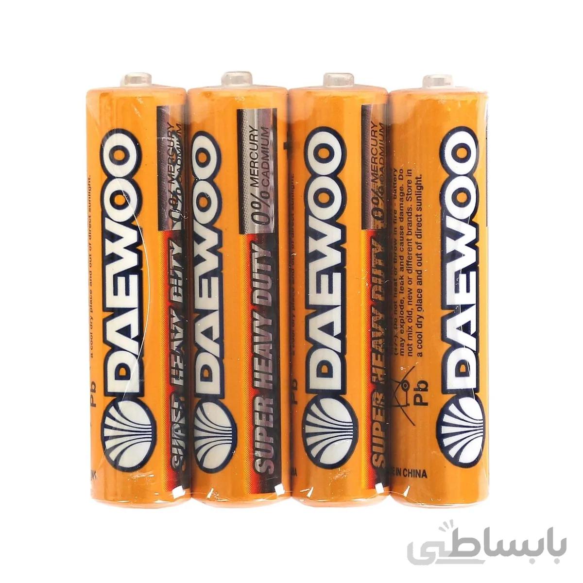 باتری قلمی دوو مدل Super Heavy Duty بسته 4 عددی