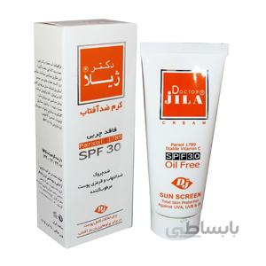 کرم ضدآفتاب ساده spf 30 دکتر ژيلا