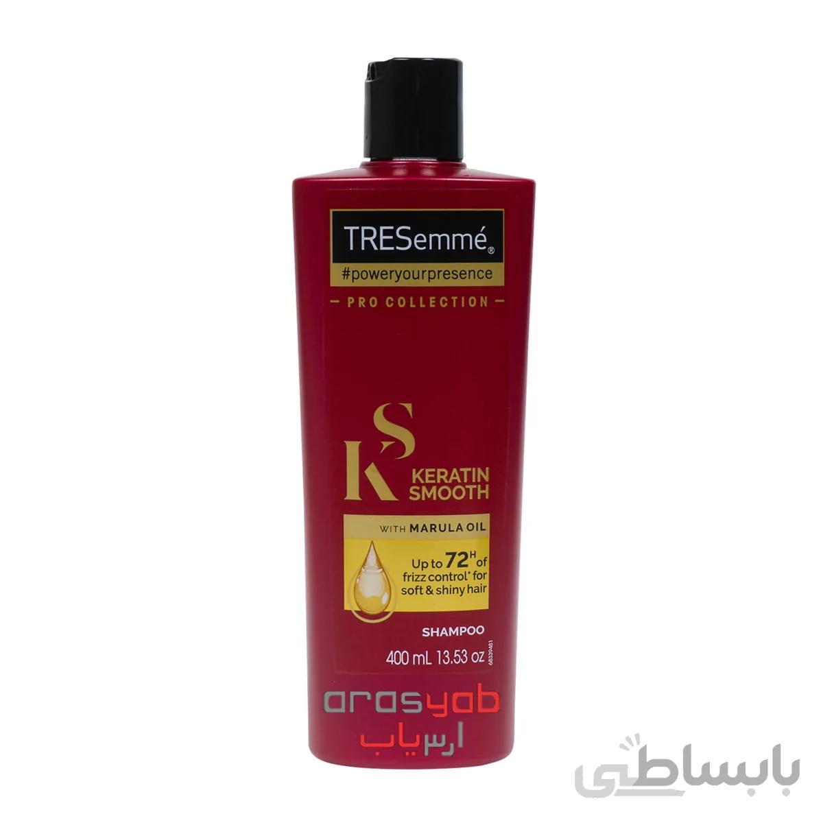 شامپو مدل Keratin Smooth حجم ۴۰۰ میل ترزمه ا Tresemme Shampoo Keratin Smooth 400 ml