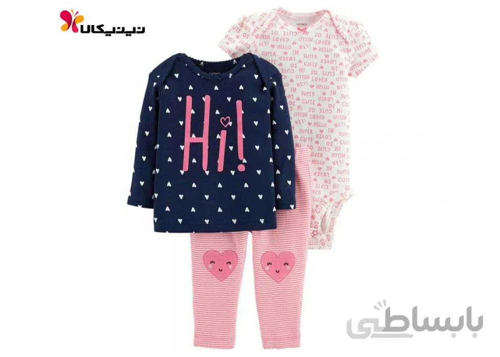 ست سه تکه دخترانه کارترز-Carter's مدل 788