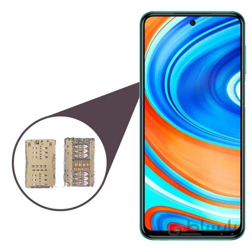 کانکتور سیمکارت مناسب برای گوشی موبایل Xiaomi Redmi note 9 Pro ا کانکتور سیمکارت مناسب برای گوشی شیائومی Redmi Note 9Pro