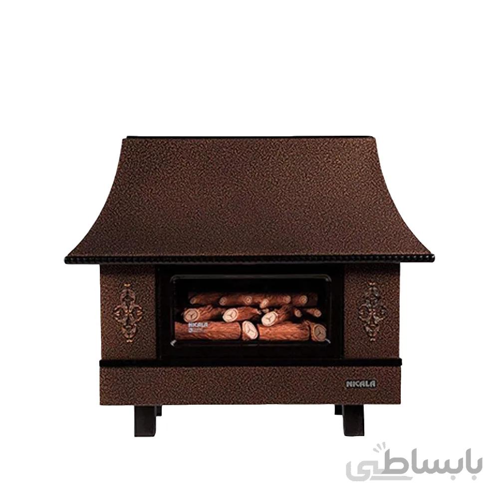 بخاری گازی شومینه ای نیک کالا مدل آذر MC24