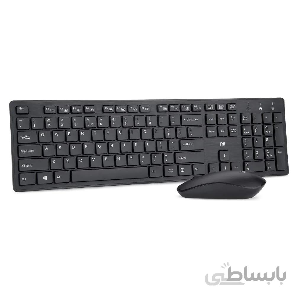 ماوس و کیبورد بلوتوثی Rii مدل RK200