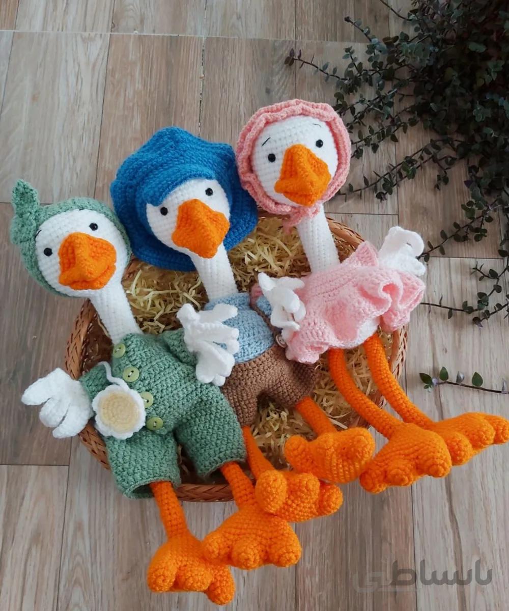 عروسک خانواده ی دوست داشتنی غاز (کد350)
