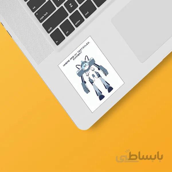 استیکر لپ تاپ طرح Rick&Morty کد ۲۸