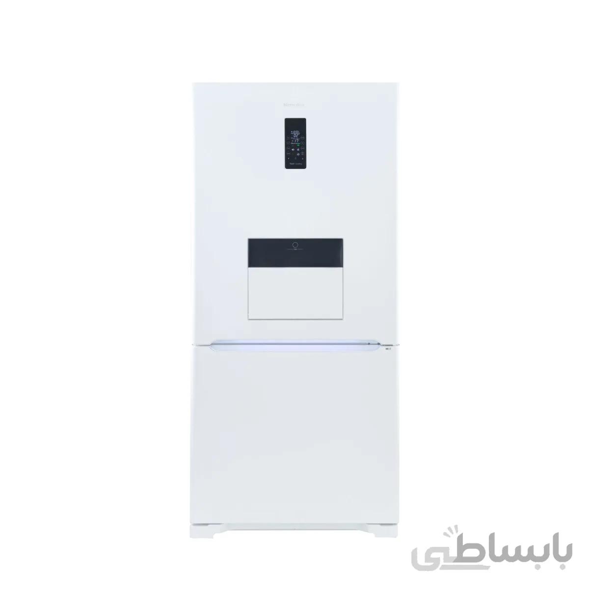یخچال فریزر کمبی هیمالیا مدل امگا پلاس باردار با یخساز سفید چرمی ا Himalayan Combi Freezer Refrigerator Model Omega Plus Pregnant with White Leather Freezer
