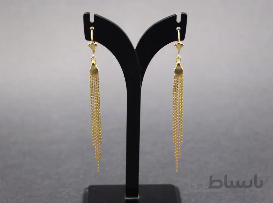 گوشواره آویز رشته ای - M50