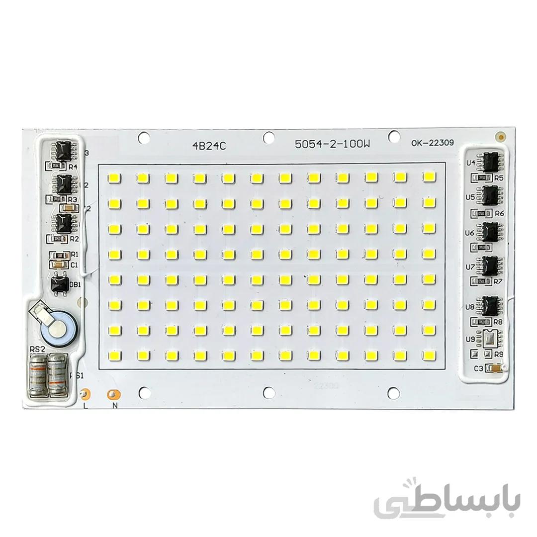 ال ای دی پروژکتوری 100 وات 220 ولت SMD سفید مهتابی مدل 4B24C