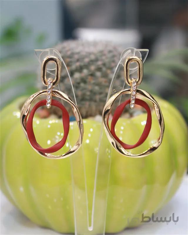 گوشواره طرح چهار حلقه