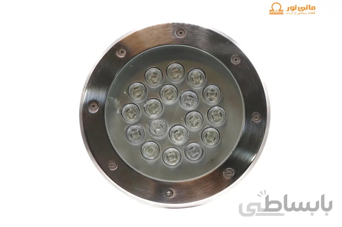 چراغ استخری دفنی 18وات قطر 20 سانتی