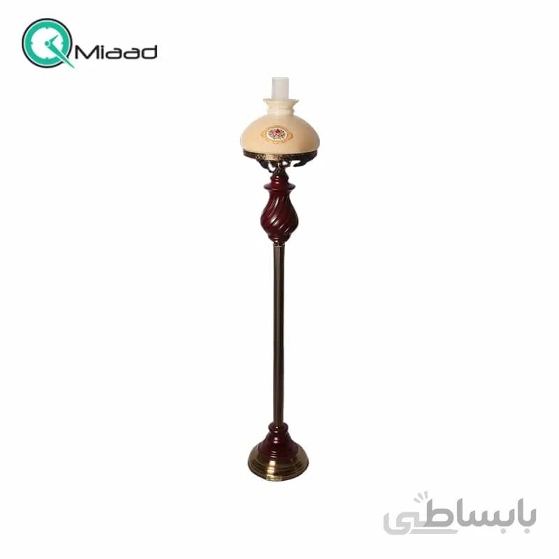آباژور ایستاده چوبی گلدن گیفت طرح گردسوز مدل 519