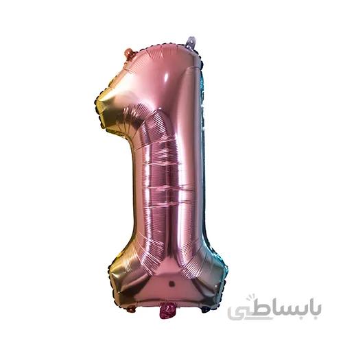بادکنک فویلی عددی گرادیان عدد ۱