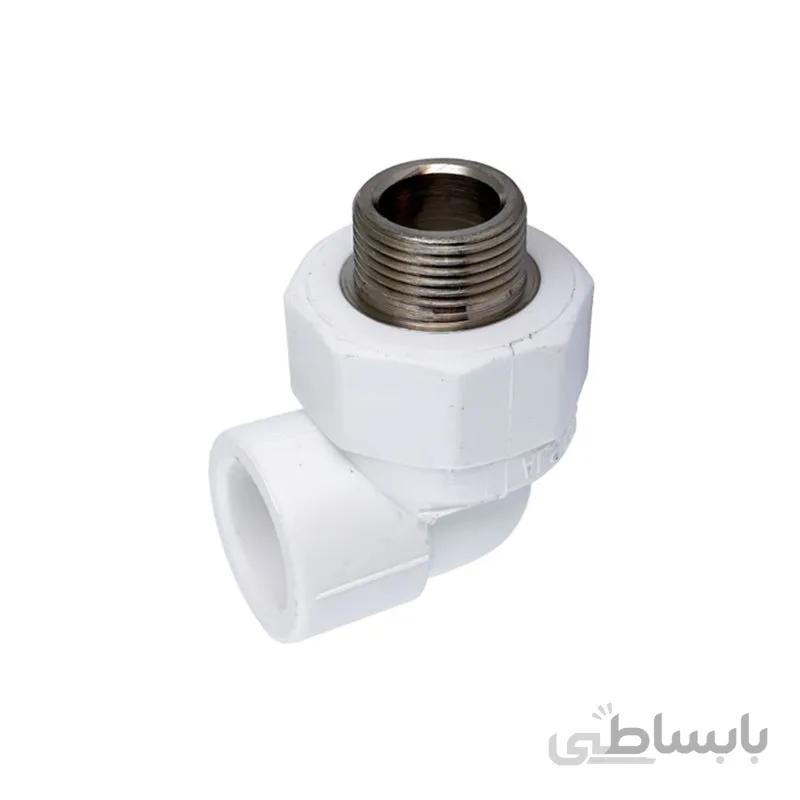 زانویی یکسر مغزی فلزی آذین