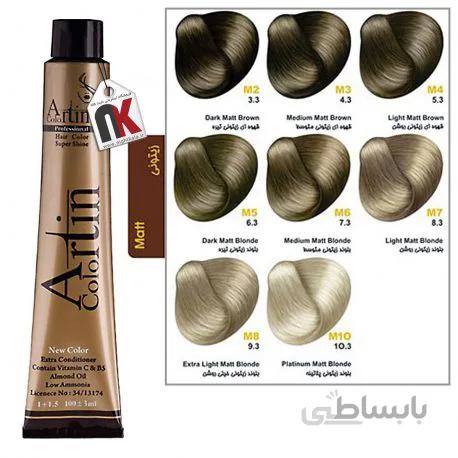رنگ مو آرتین سری زیتونی M