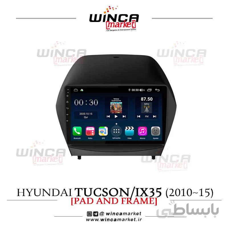 مانیتور اندروید هیوندای توسان 2010-15 برند وینکا WINCA سری S500+ پلاس مدل H855