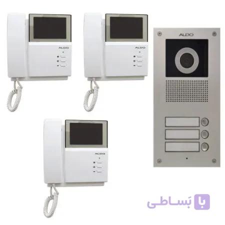 آیفون تصویری آلدو مدل ۴۱۲ پکیج سه واحدی