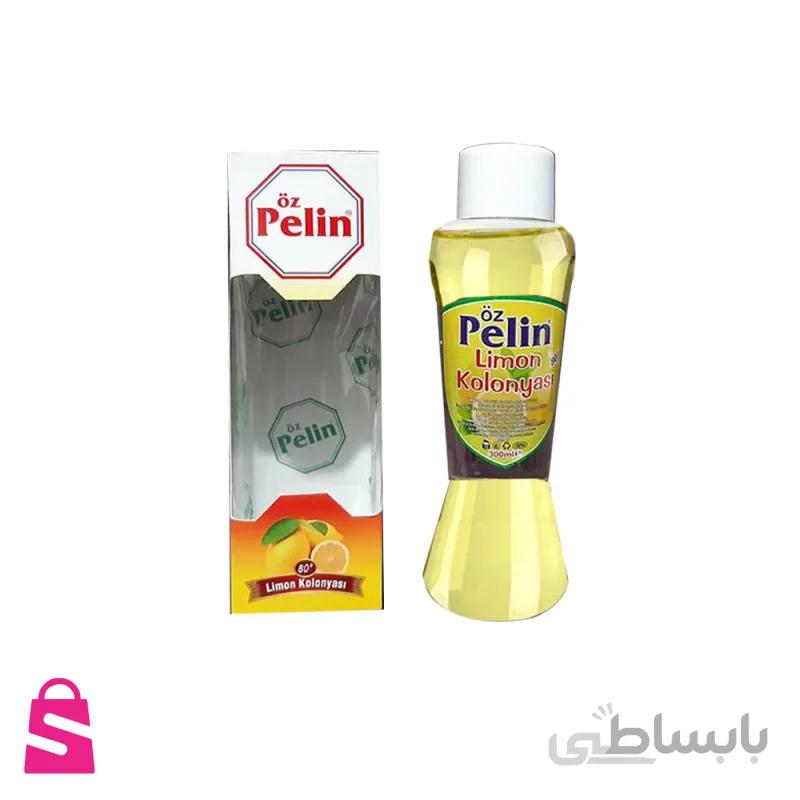 کولونیا ضدعفونی کننده دست و سطوح حاوی ۸۰ درصد الکل رایحه لیمو ۳۰۰میلی oz pelin