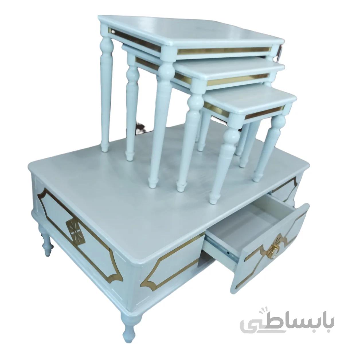 میز جلومبلی عسلی مدل سالوار