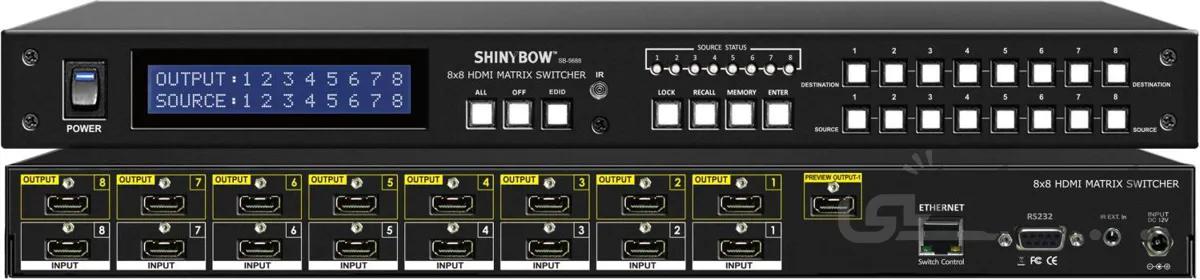 ماتریکس سوییچ HDMI - 8 به 8 ا HDMI Matrix Switch