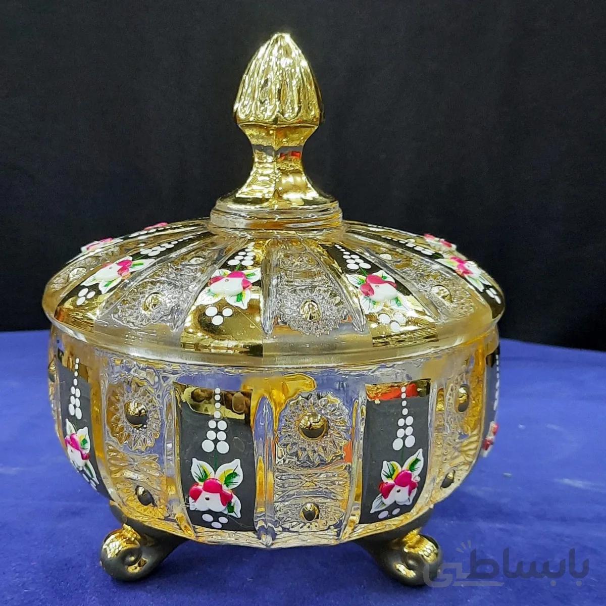 قندان سه پایه طلایی چین