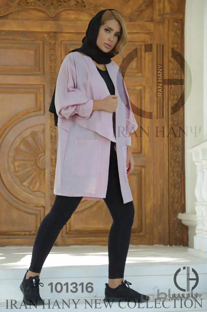 مانتو برنوتی مچ کش دار ایران هانی 101316