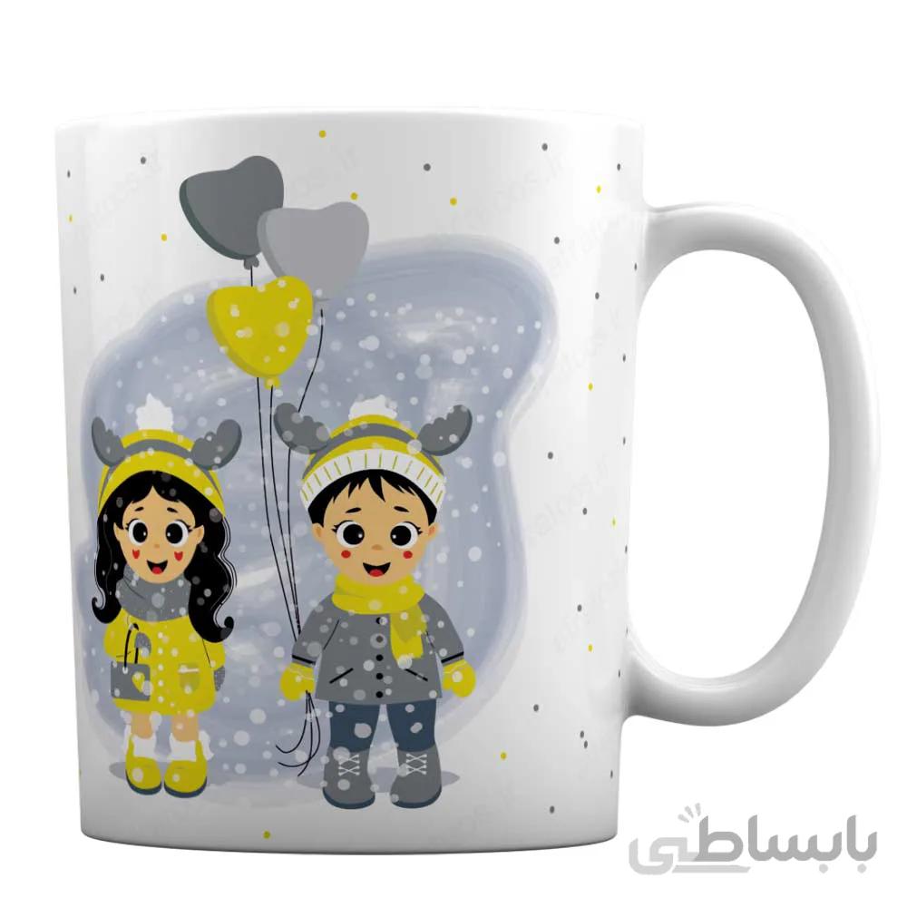 ماگ سرامیکی افراتوس طرح متولد 8 دی ماه