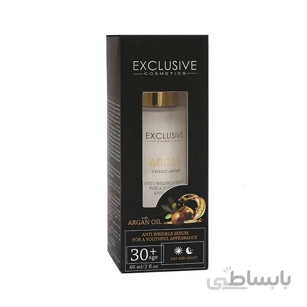 سرم ضد چروک اکسکلوسیو حاوی روغن آرگان حجم 60 میل