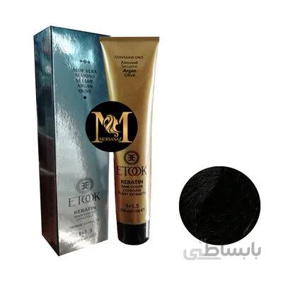رنگ مو ايتوك شماره 2.99 حجم 100 ميلي ليتر رنگ بادمجاني