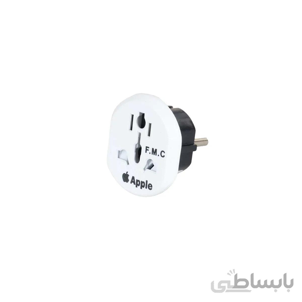 تبدیل برق 3 به 2 Apple-سفید
