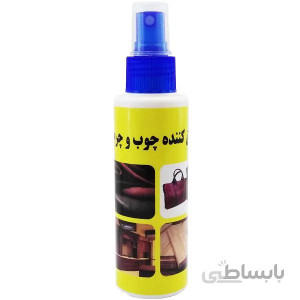 اسپری تمیز کننده و براق کننده چوب و چرم مدل نانو حجم 120 میلی لیتر