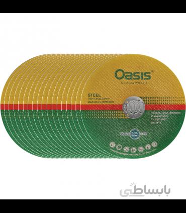 صفحه سنگ برش استیل اوسیس سایز 22*1.6*180 بسته 50 عددی