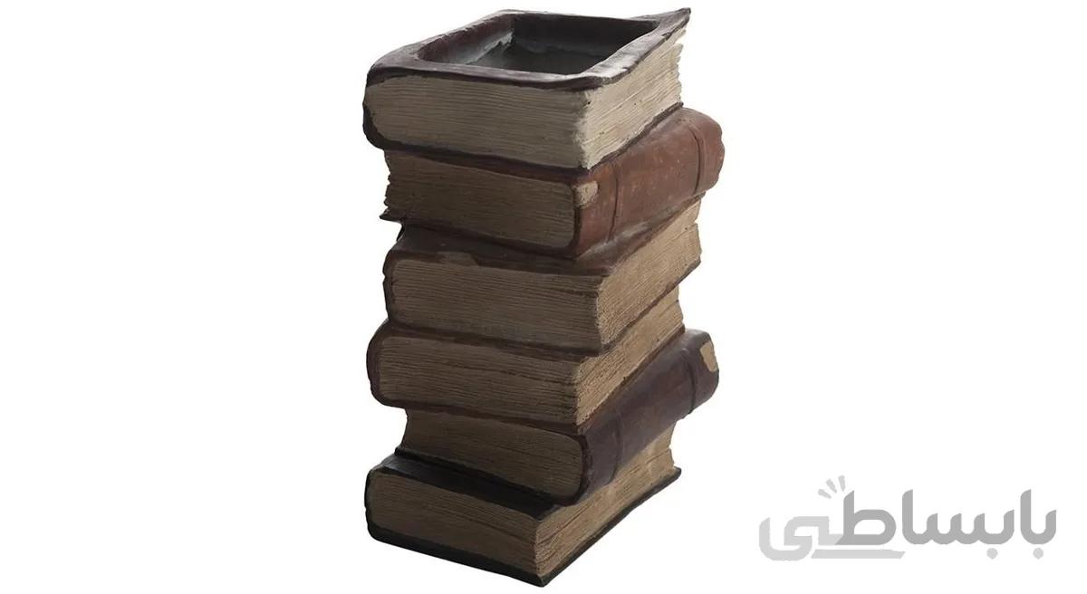گلدان فایبرگلاس طرح کتاب مدل DF251