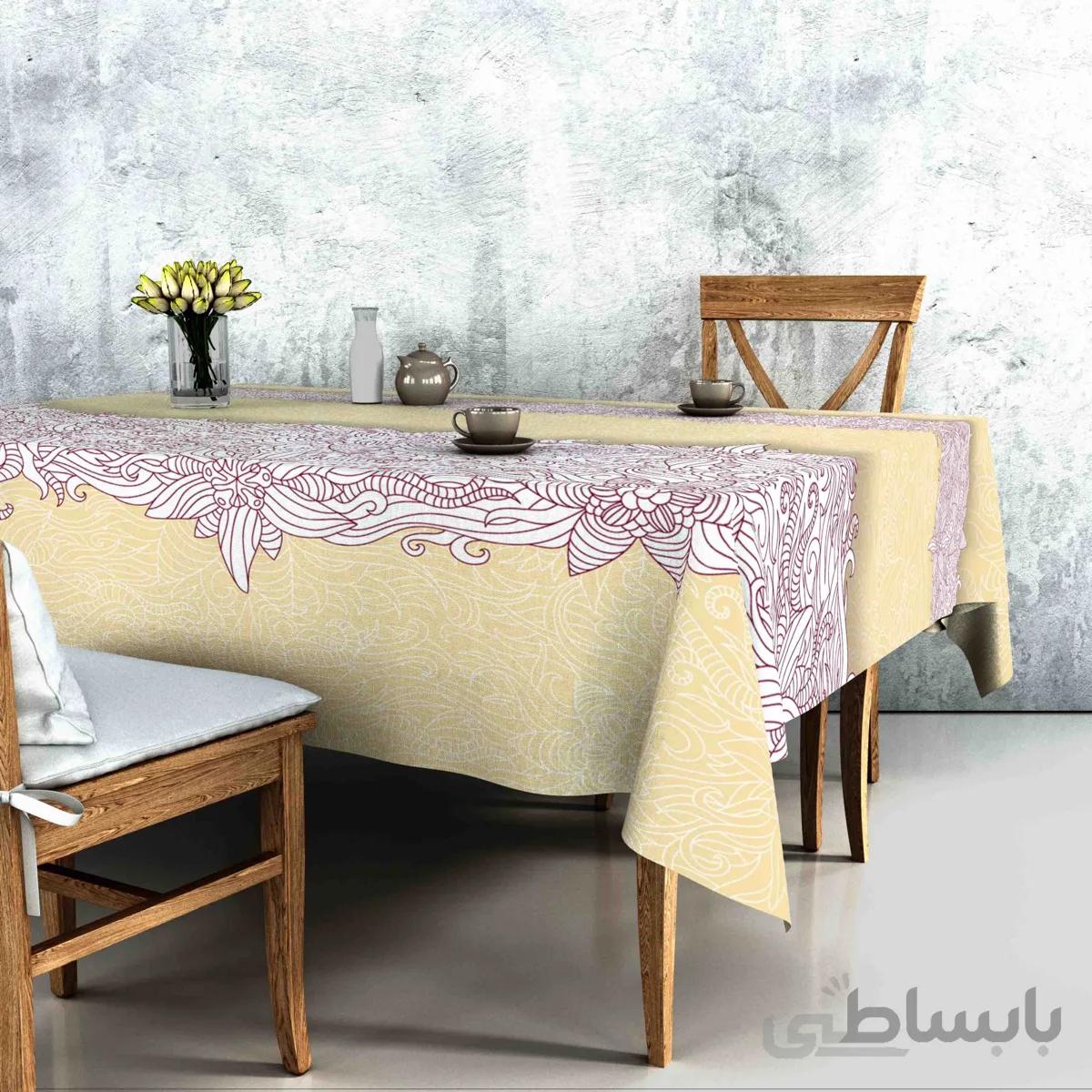 سفره طرح گل گلی