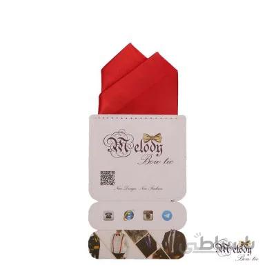 دستمال جیبی سری آنیدا (قرمز مات)