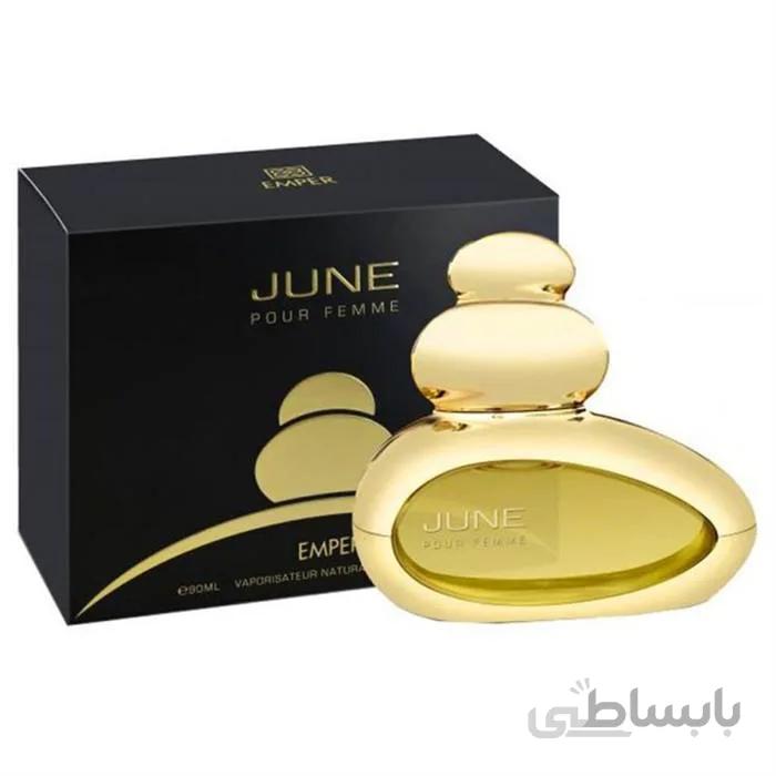 ادو پرفیوم زنانه امپر مدل June حجم 90 میلی لیتر ا Emper June Eau De Perfume for Woman 90ml